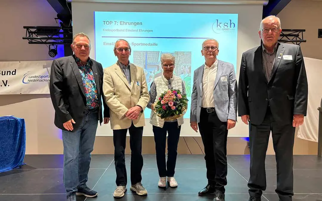 Emsland Sportmedaille für Charly