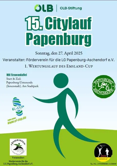 Citylauf Papenburg 2025 - LG Papenburg-Aschendorf
